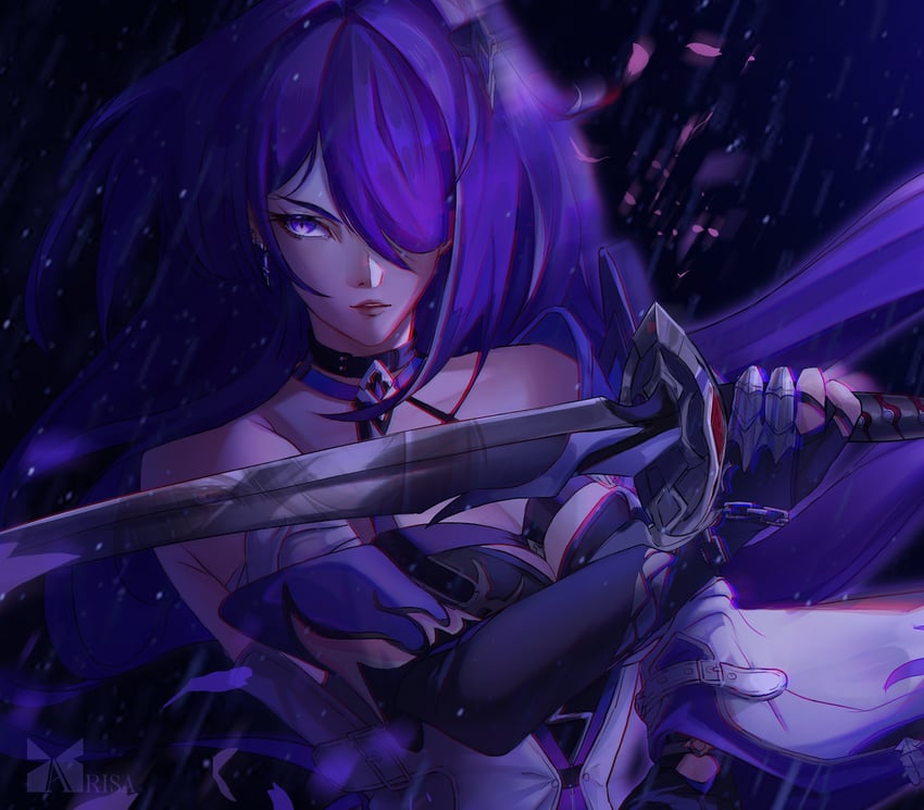 acheron (honkai and 1 more) drawn by lis_arisa