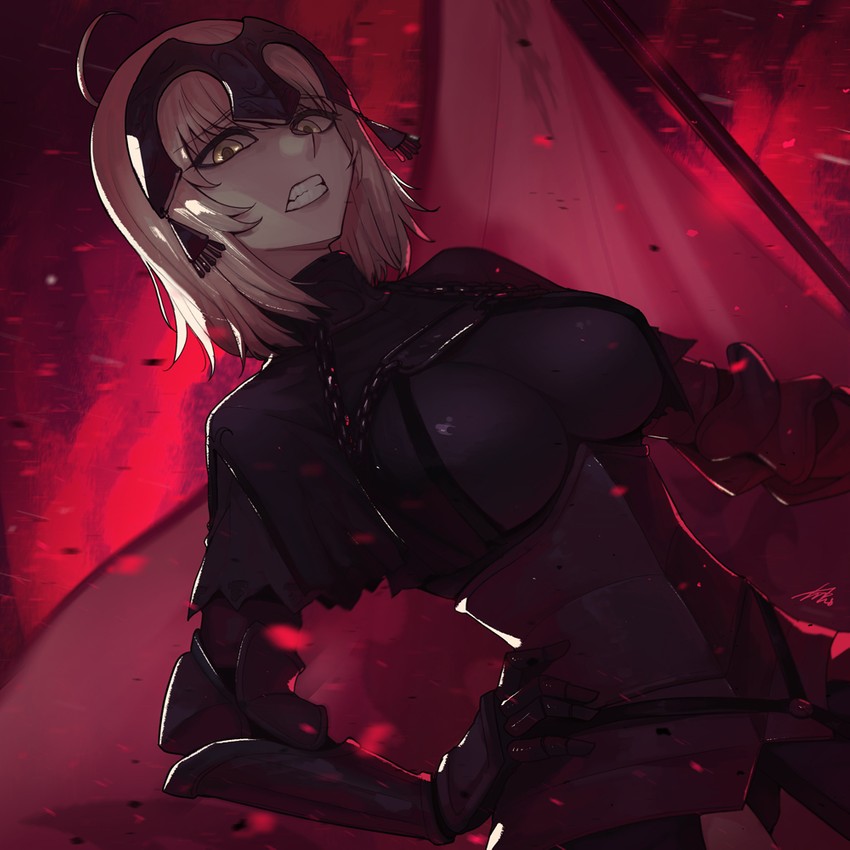 jeanne d'arc alter (fate and 1 more) drawn by sungwon