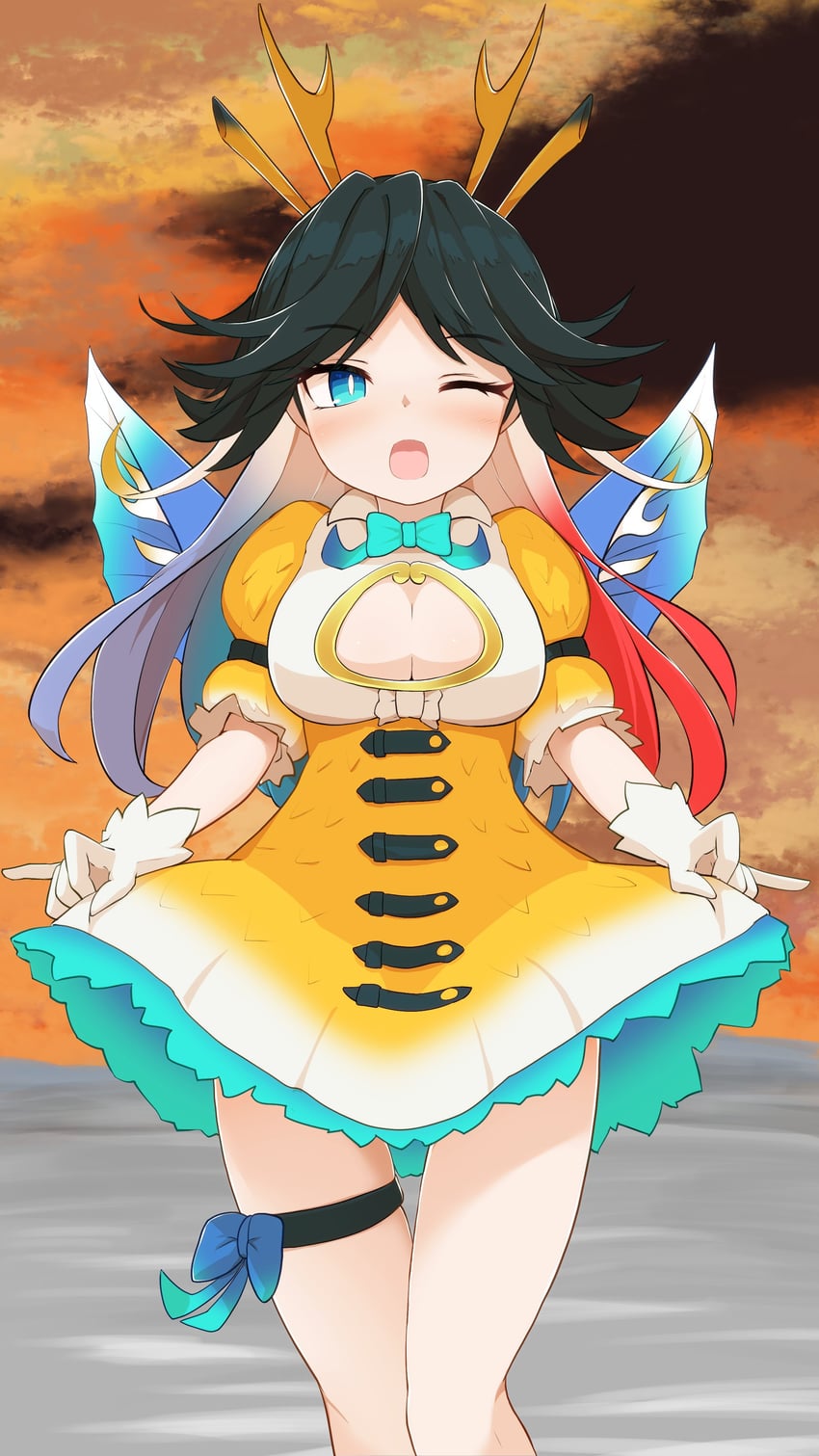 kirin (kemono friends and 1 more) drawn by karekusa_meronu