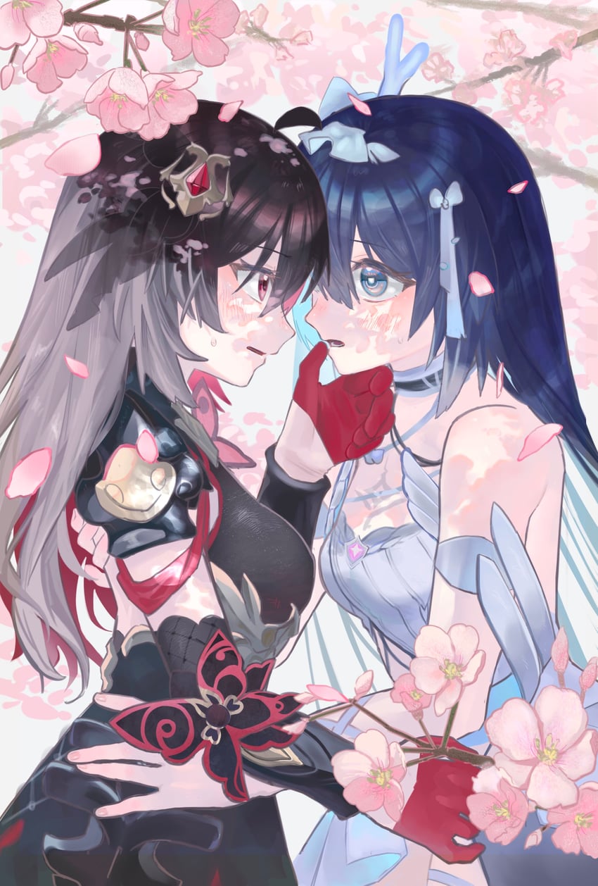 seele vollerei and seele (honkai and 1 more) drawn by duoyun_de_tiankong