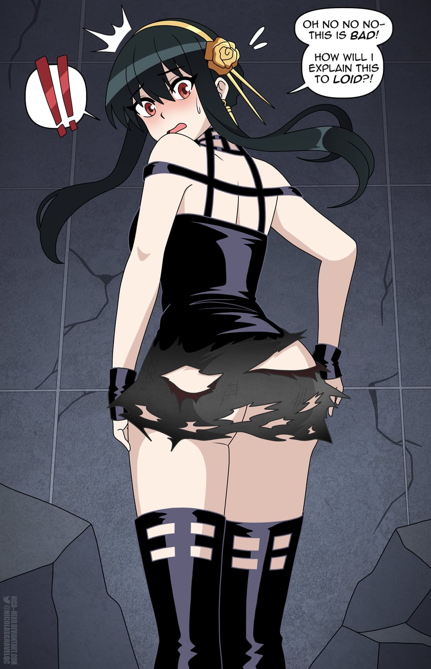 yor briar (spy x family) drawn by nico-neko