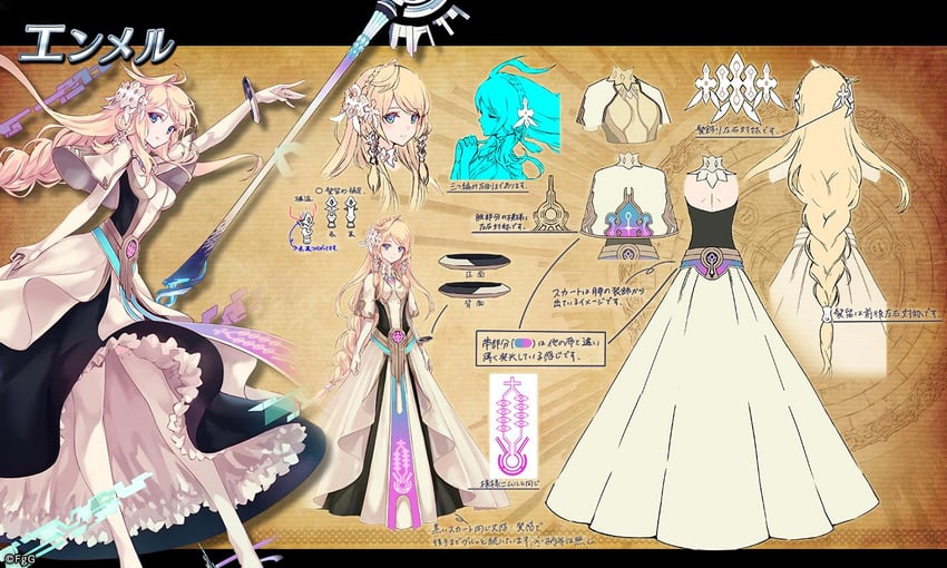 emmel (phantom of the kill and 1 more) drawn by rinzo