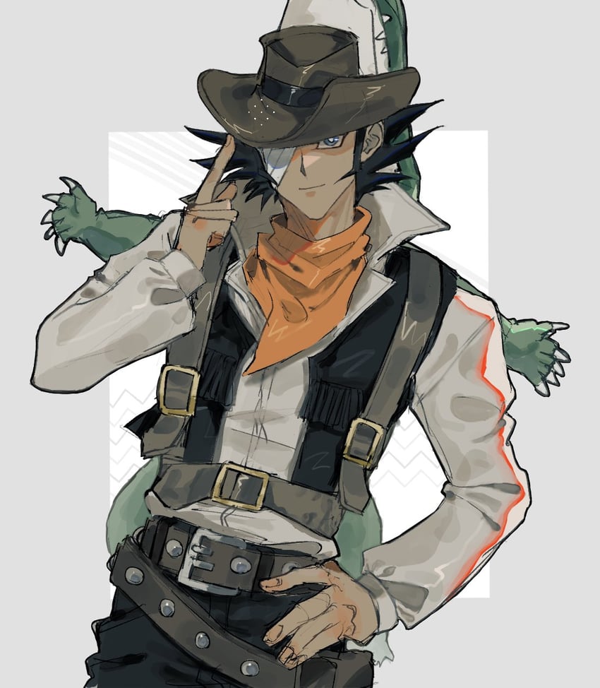 jim crocodile cook and karen (yu-gi-oh! and 1 more) drawn by misonikomi32