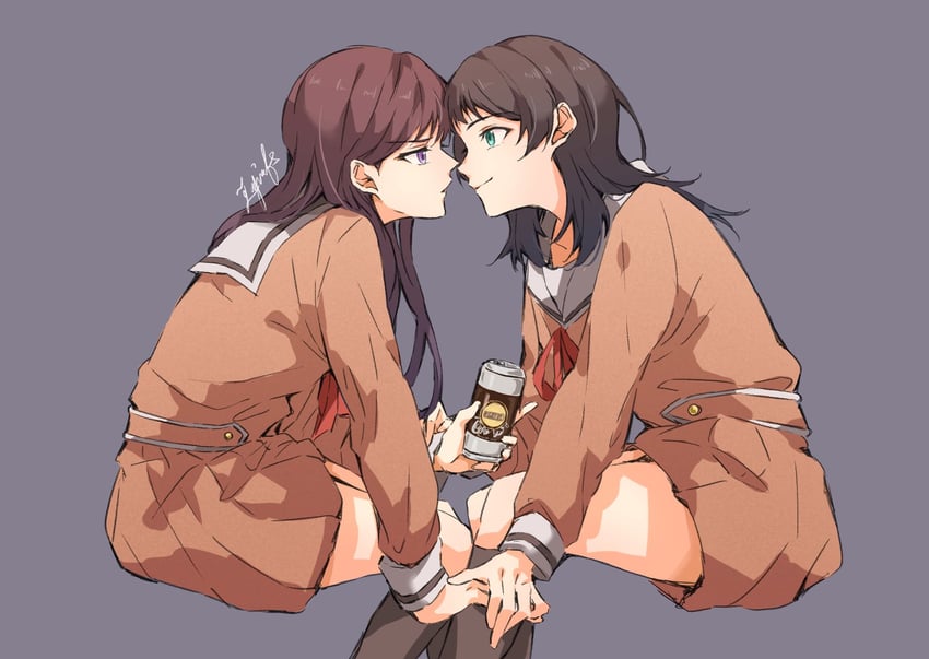shiina taki and yahata umiri (bang dream! and 1 more) drawn by aiiro_bokujuu