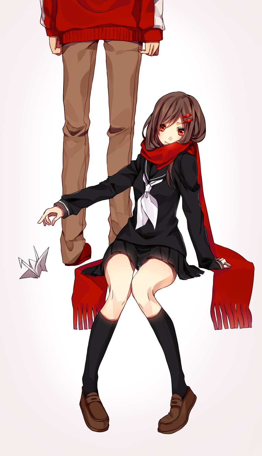 tateyama ayano and kisaragi shintarou (kagerou project) drawn by hakuri