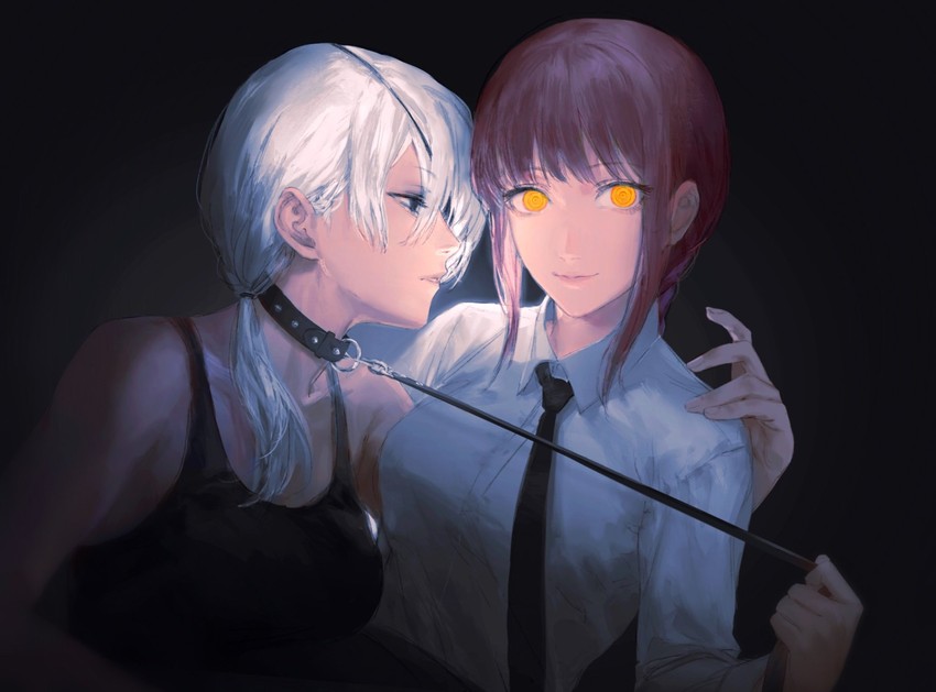 makima and quanxi (chainsaw man) drawn by keibleh