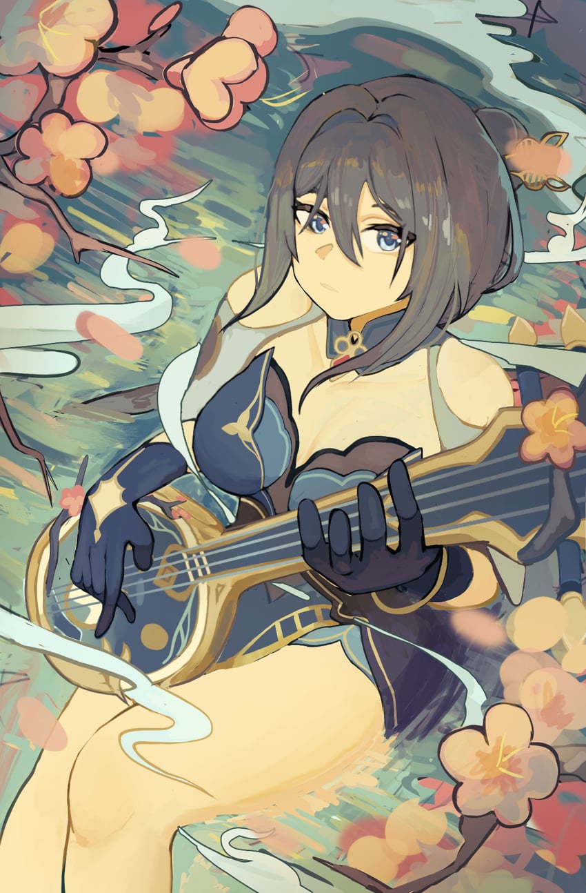 ruan mei (honkai and 1 more) drawn by yellow_glasses_(odivichno)