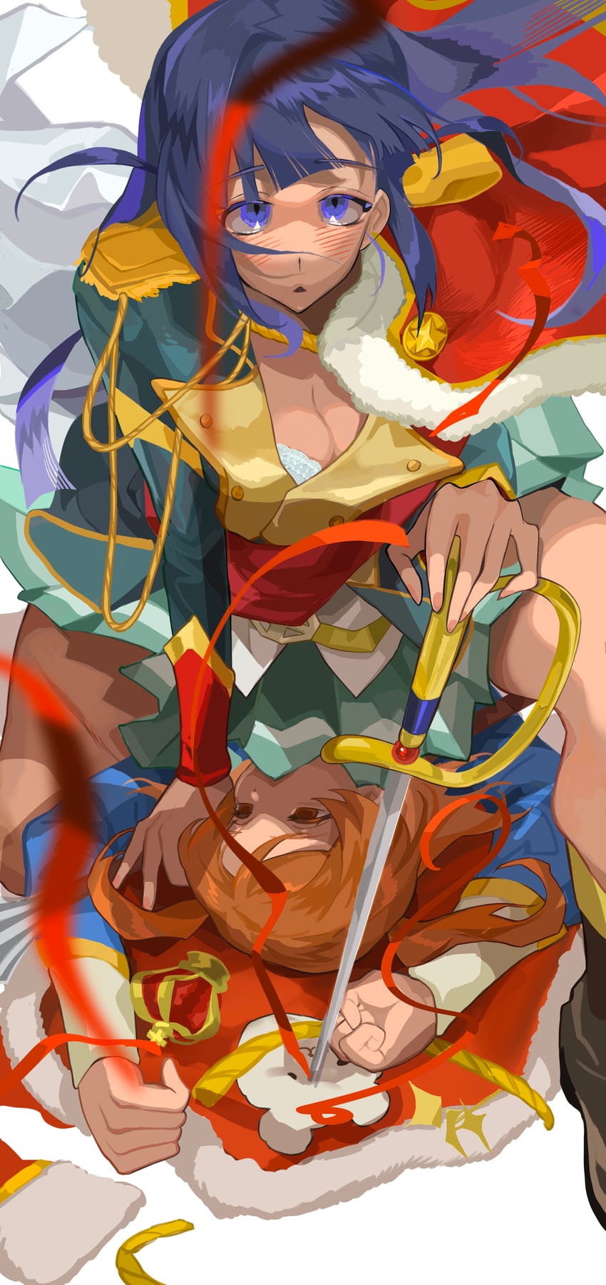 aijou karen and tsuyuzaki mahiru (shoujo kageki revue starlight) drawn by user_zytu2745