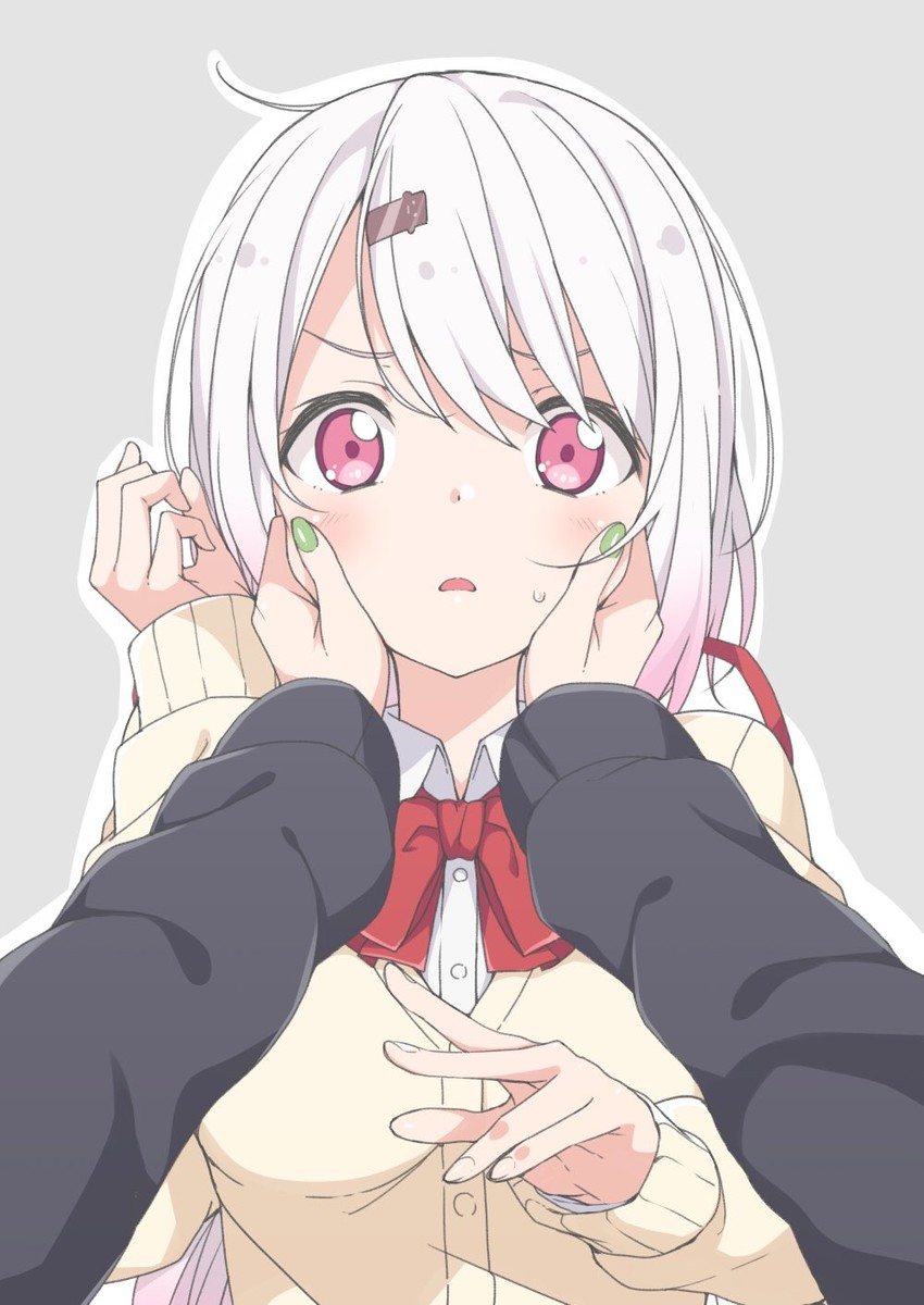 shiina yuika and sasaki saku (nijisanji) drawn by yuuri_nayuta