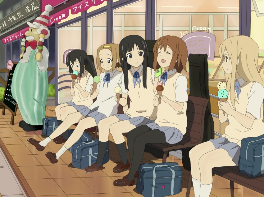 akiyama mio, nakano azusa, hirasawa yui, tainaka ritsu, and kotobuki tsumugi (k-on!) drawn by mikoto_(pixiv)