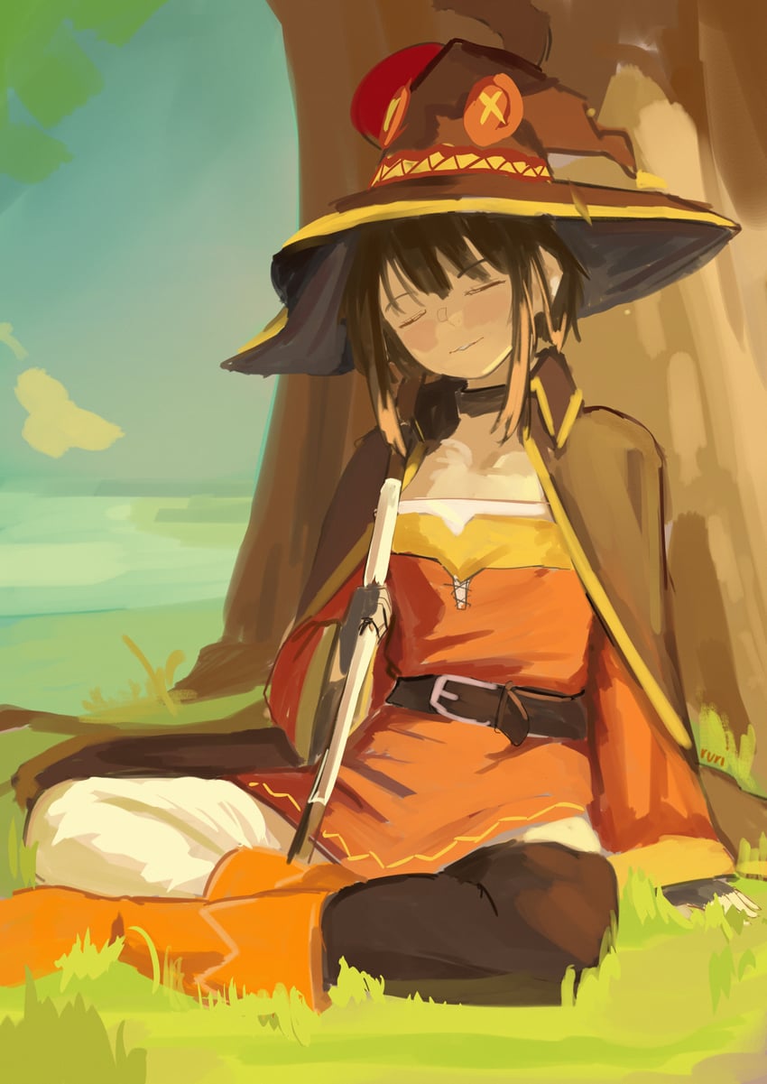 megumin (kono subarashii sekai ni shukufuku wo!) drawn by rurikon