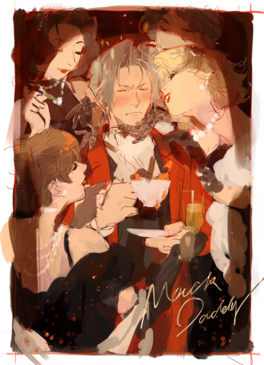 miles edgeworth (ace attorney) drawn by senkan_(708thousands)