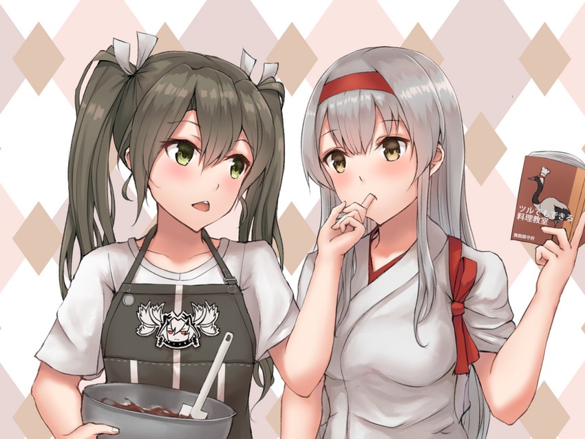 zuikaku, shoukaku, and abyssal crane princess (kantai collection) drawn by k_jie