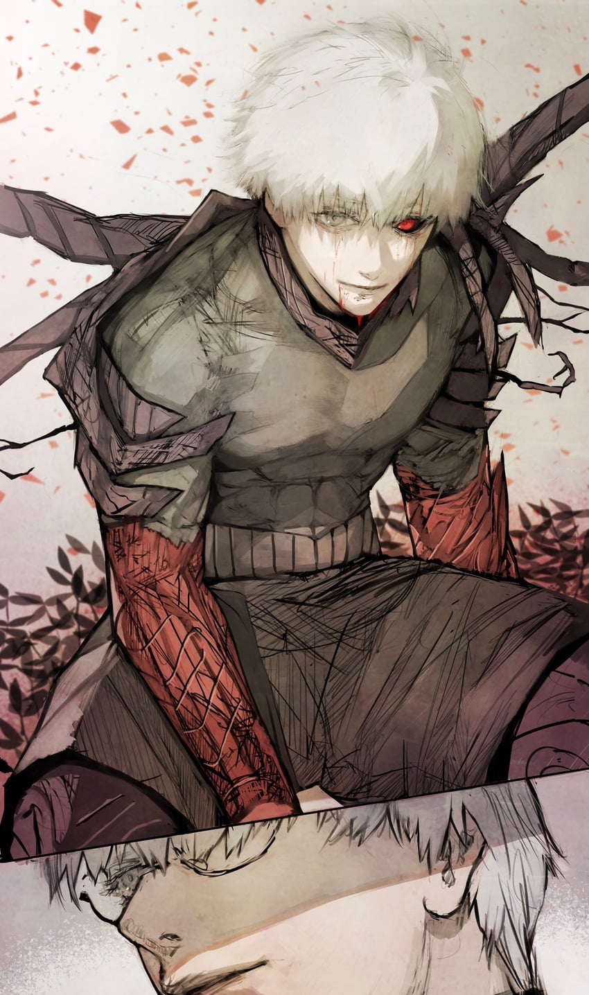 kaneki ken and arima kishou (tokyo ghoul and 1 more) drawn by stfr_(stfr_kaz)