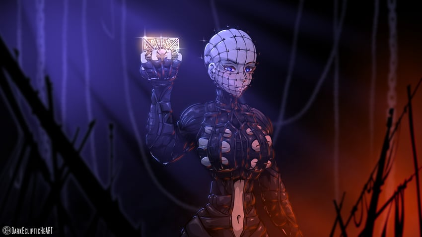 pinhead (kotobukiya bishoujo and 2 more) drawn by darkeclipticheart