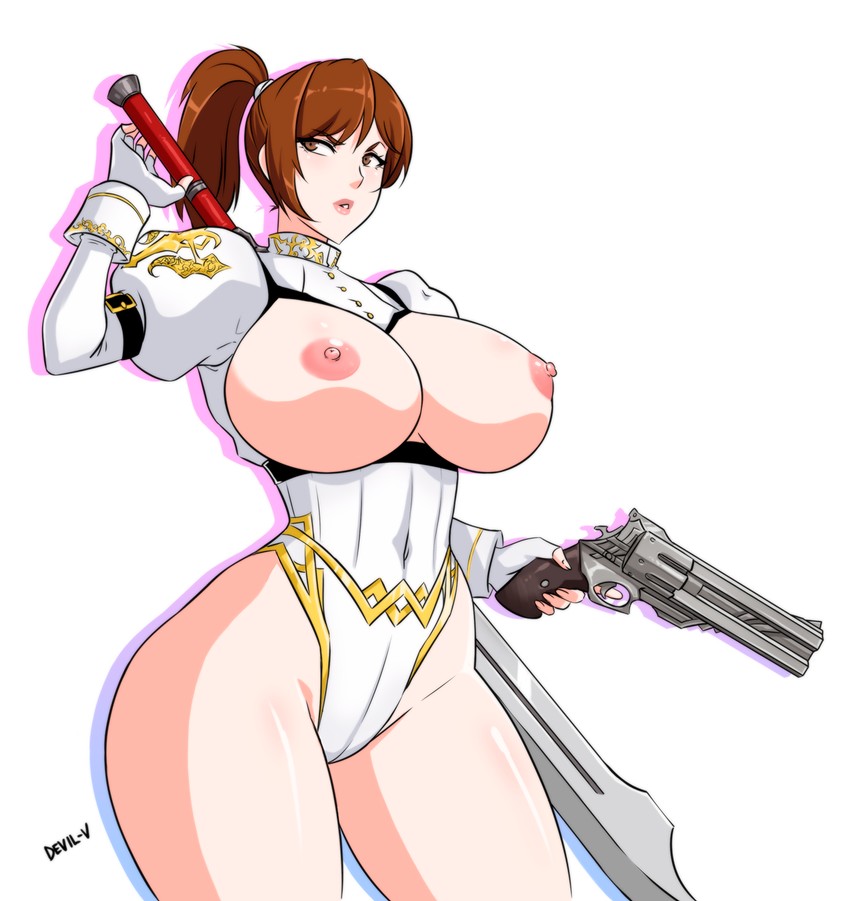 kyrie (devil may cry and 1 more) drawn by devil-v