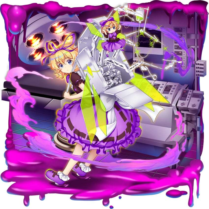 medicine melancholy and su-san (touhou and 1 more) drawn by rotte_(1109)