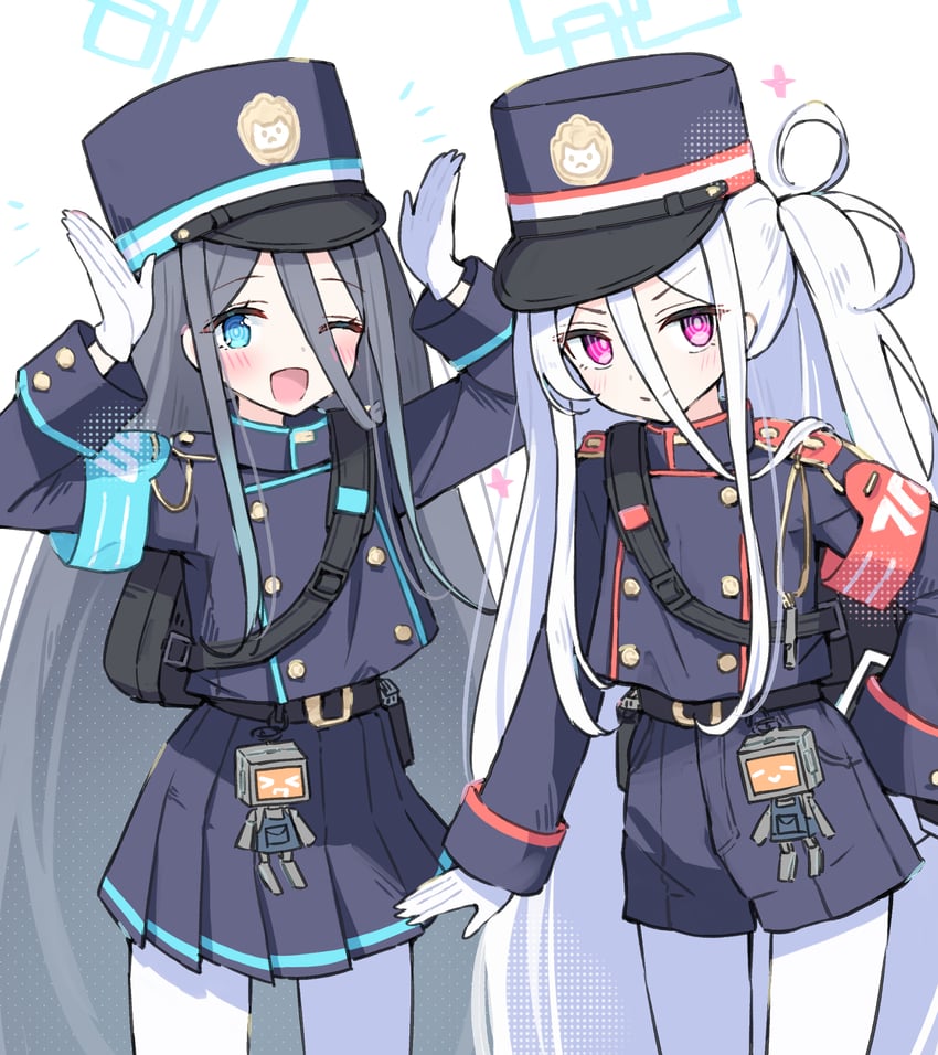 aris, hikari, nozomi, and kei (blue archive) drawn by sateto_(user_knrf2332)