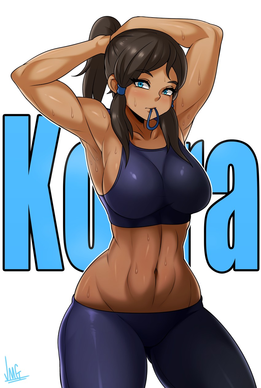korra (avatar legends and 1 more) drawn by jmg