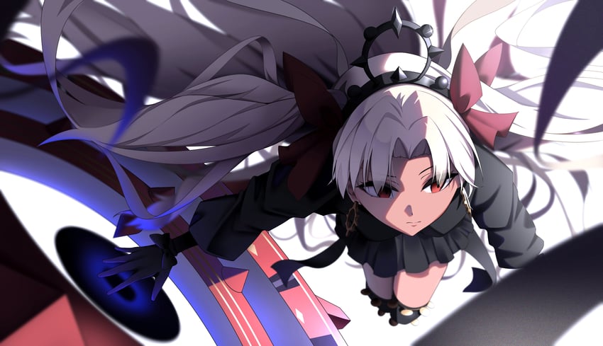 ereshkigal and ereshkigal alter (fate and 1 more) drawn by kyamcya