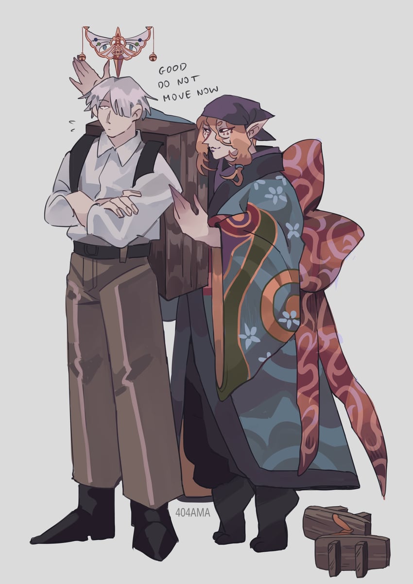 ginko and kusuriuri (mushishi and 1 more) drawn by 404ama