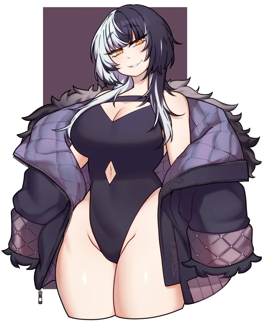 shiori novella (hololive and 1 more) drawn by saane