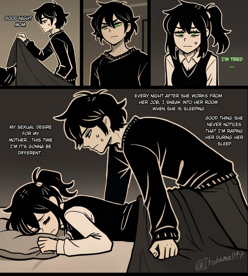 andrew graves and renee graves (the coffin of andy and leyley) drawn by itsuhamaart