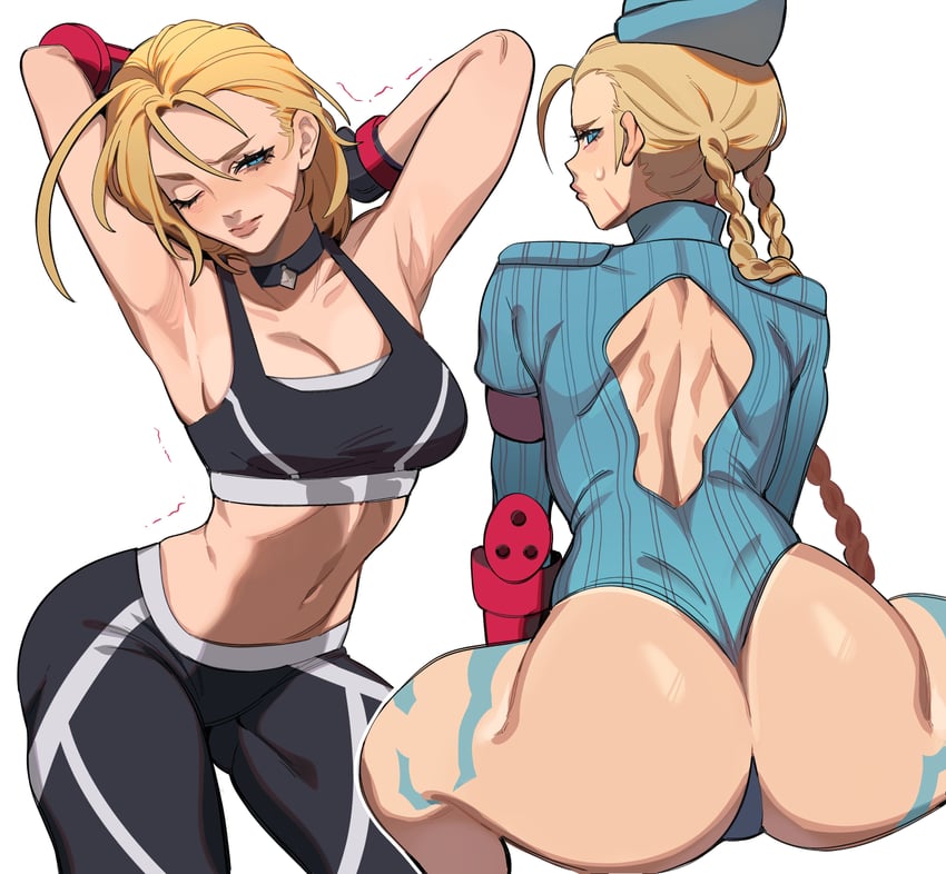 cammy white (street fighter and 2 more) drawn by porqueloin