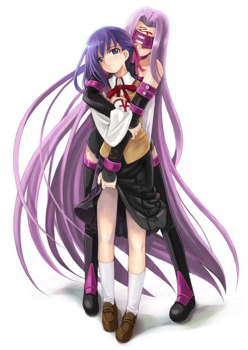 matou sakura and medusa (fate and 1 more) drawn by mikazuki_akira!