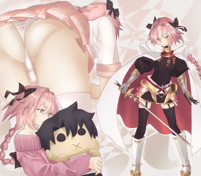 fujimaru ritsuka and astolfo (fate and 2 more) drawn by nero2