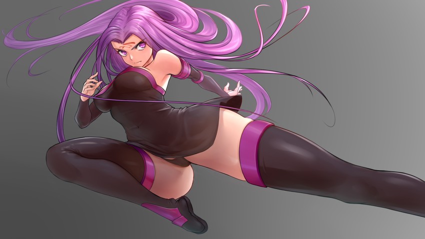 medusa (fate and 2 more) drawn by somebody_(leiking00)