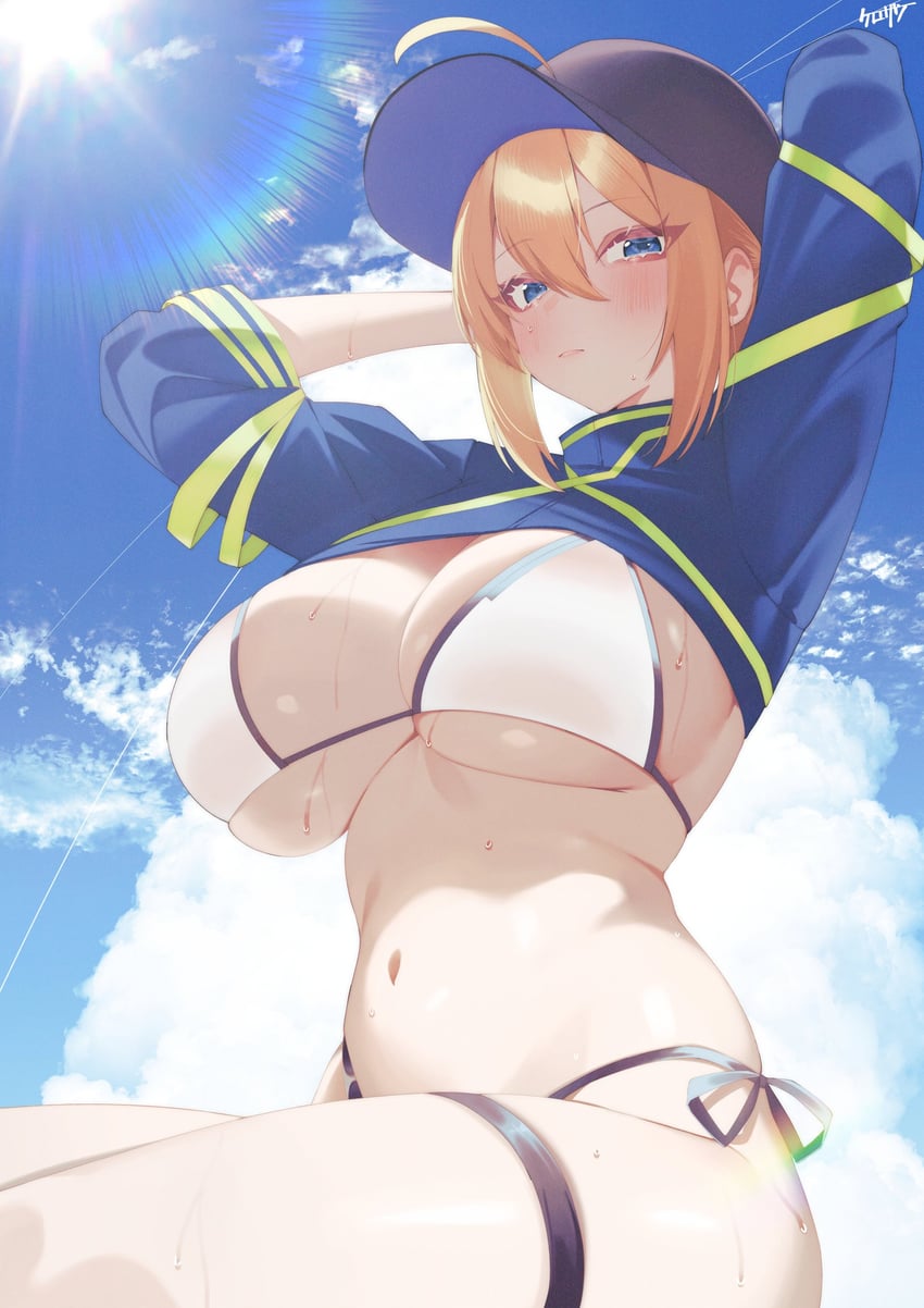artoria pendragon and mysterious heroine xx (fate and 1 more) drawn by kurozawa_yui