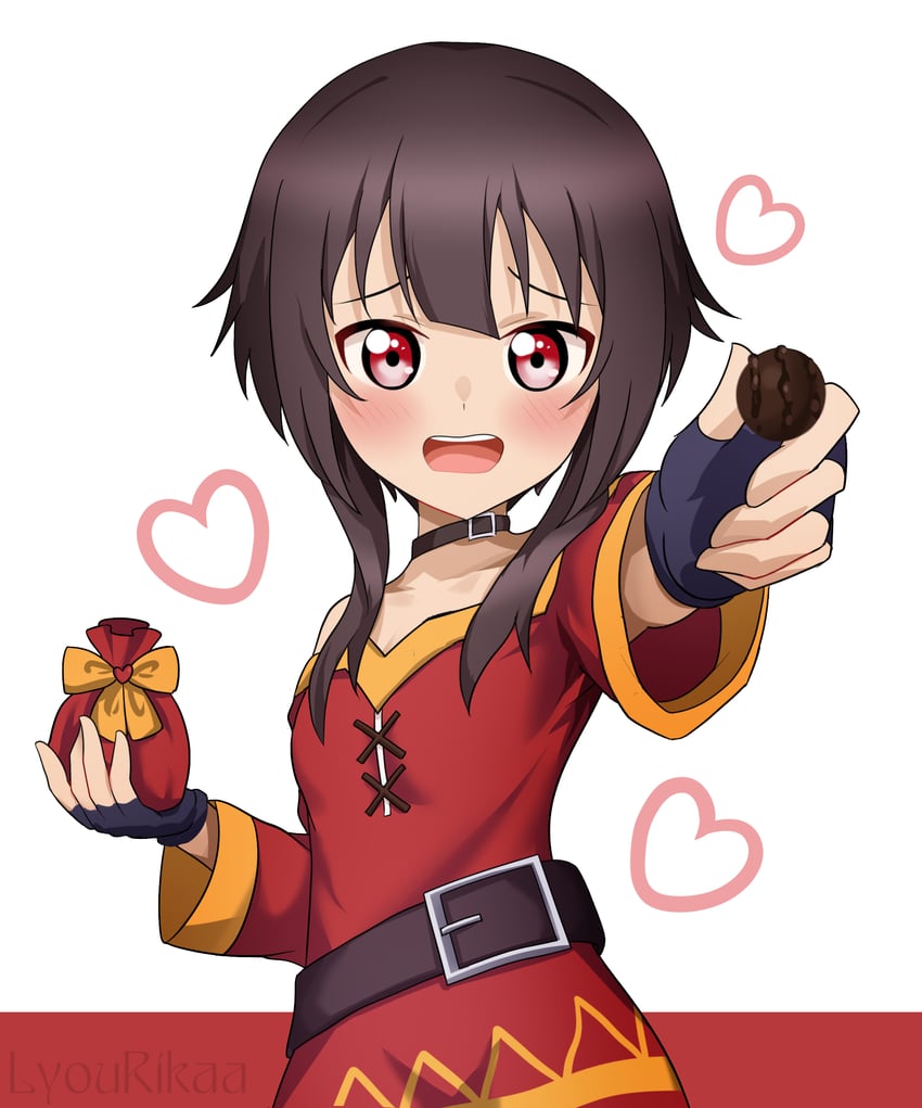 megumin (kono subarashii sekai ni shukufuku wo!) drawn by lyourika