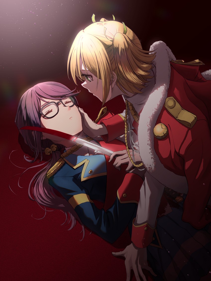 daiba nana and hoshimi junna (shoujo kageki revue starlight) drawn by hasisisissy
