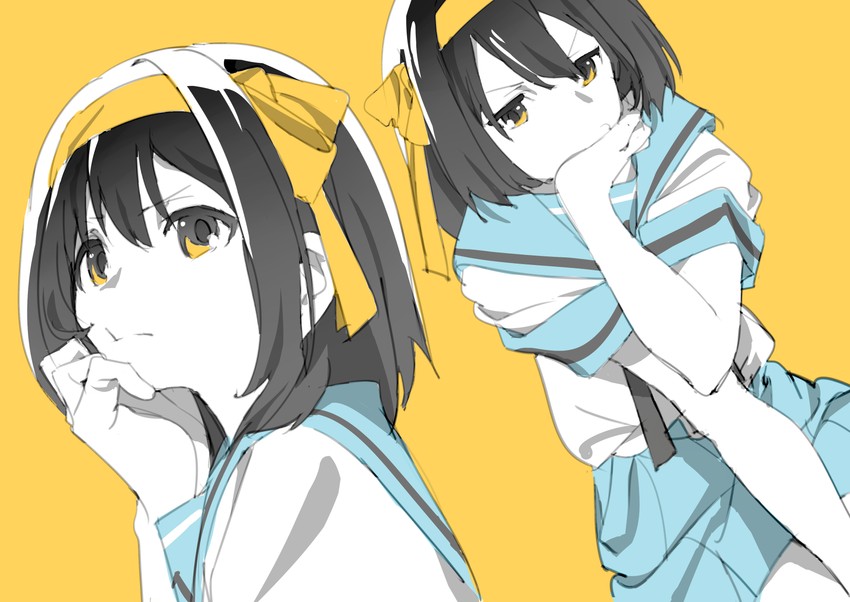 suzumiya haruhi (suzumiya haruhi no yuuutsu) drawn by wi_st_i