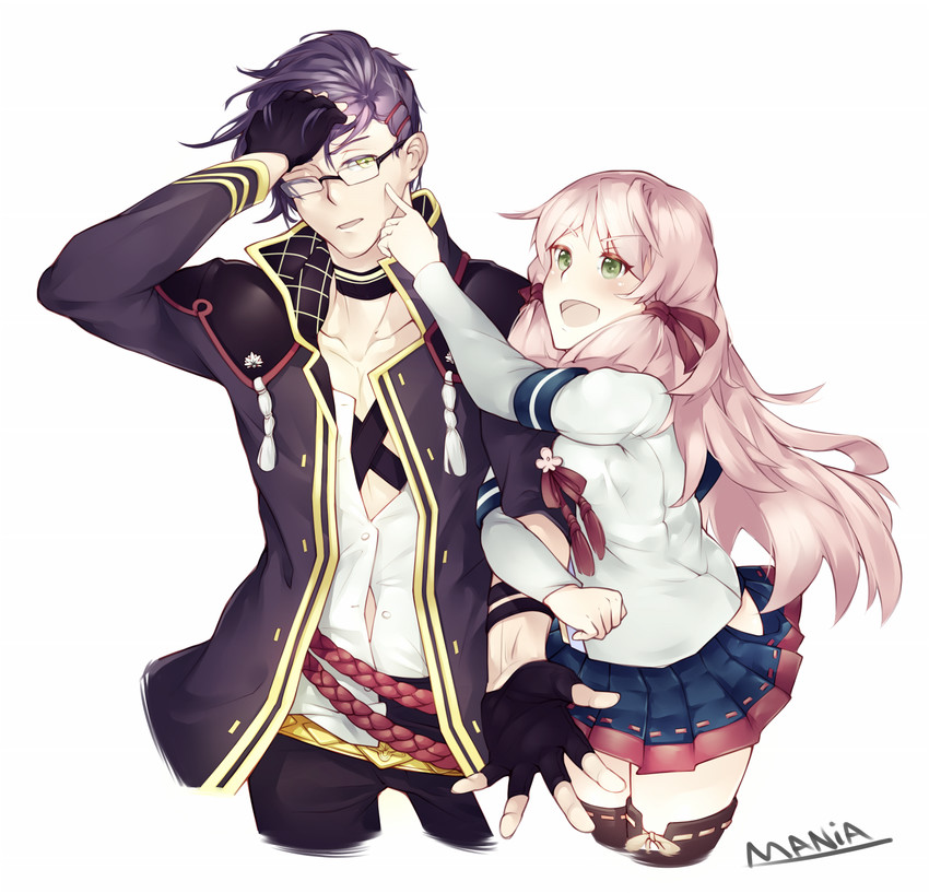 akashi and akashi kuniyuki (kantai collection and 1 more) drawn by mania_(fd6060_60)