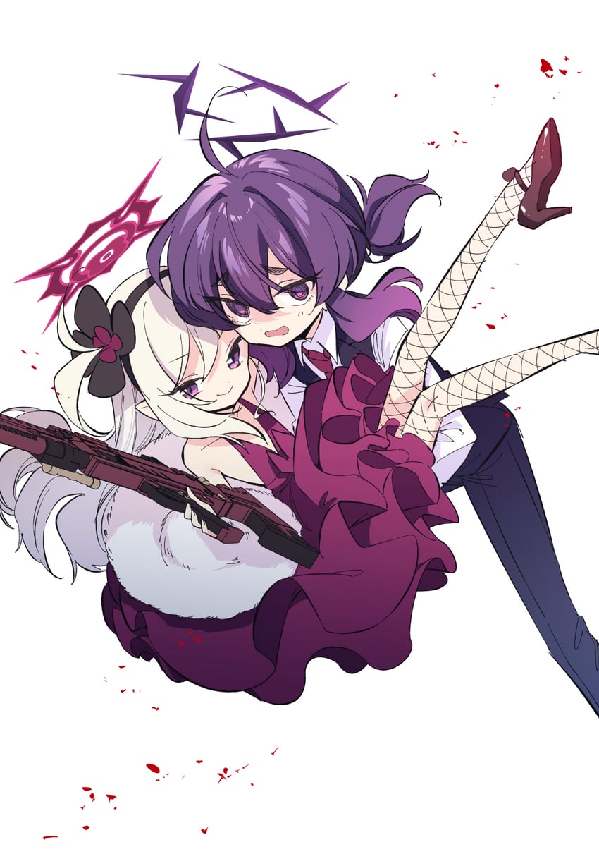mutsuki and haruka (blue archive) drawn by nogiwa_kaede