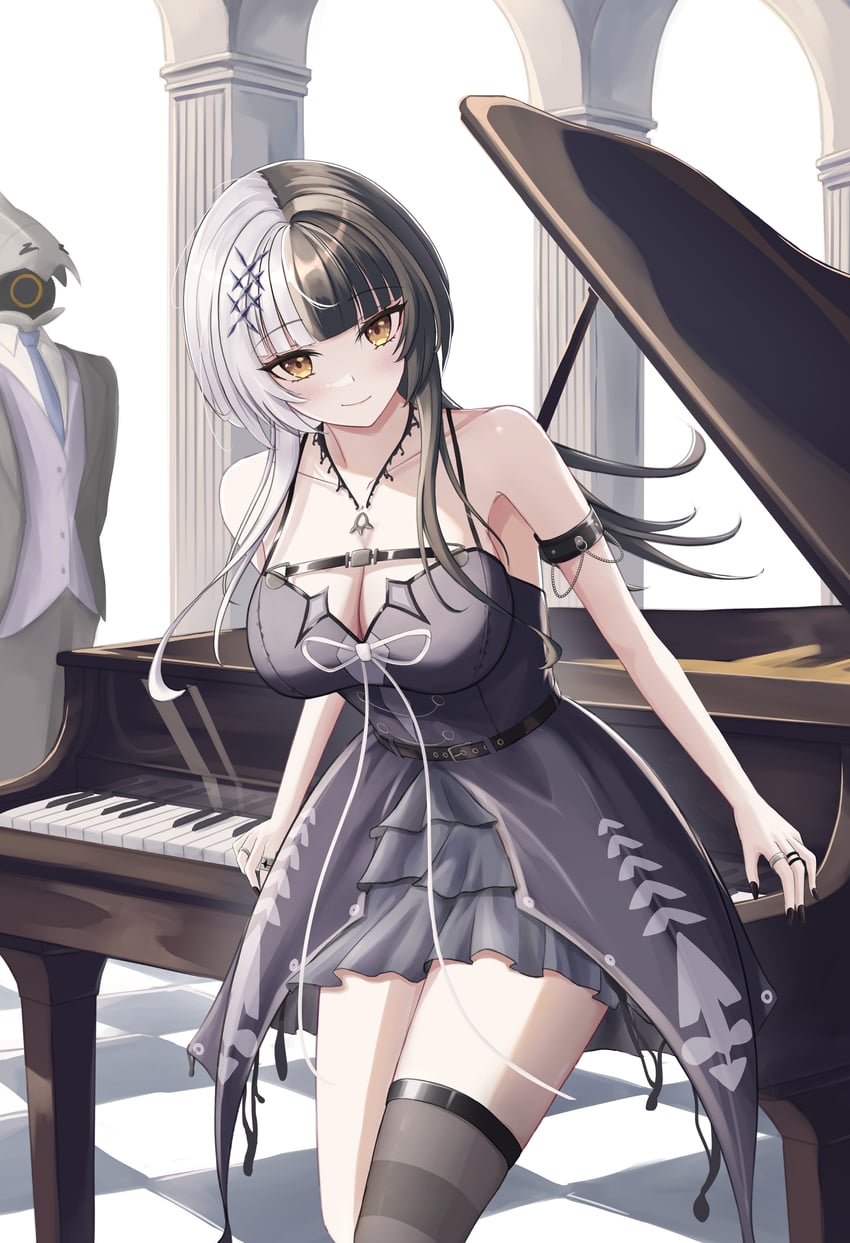 shiori novella and novelites (hololive and 1 more) drawn by almonxtea