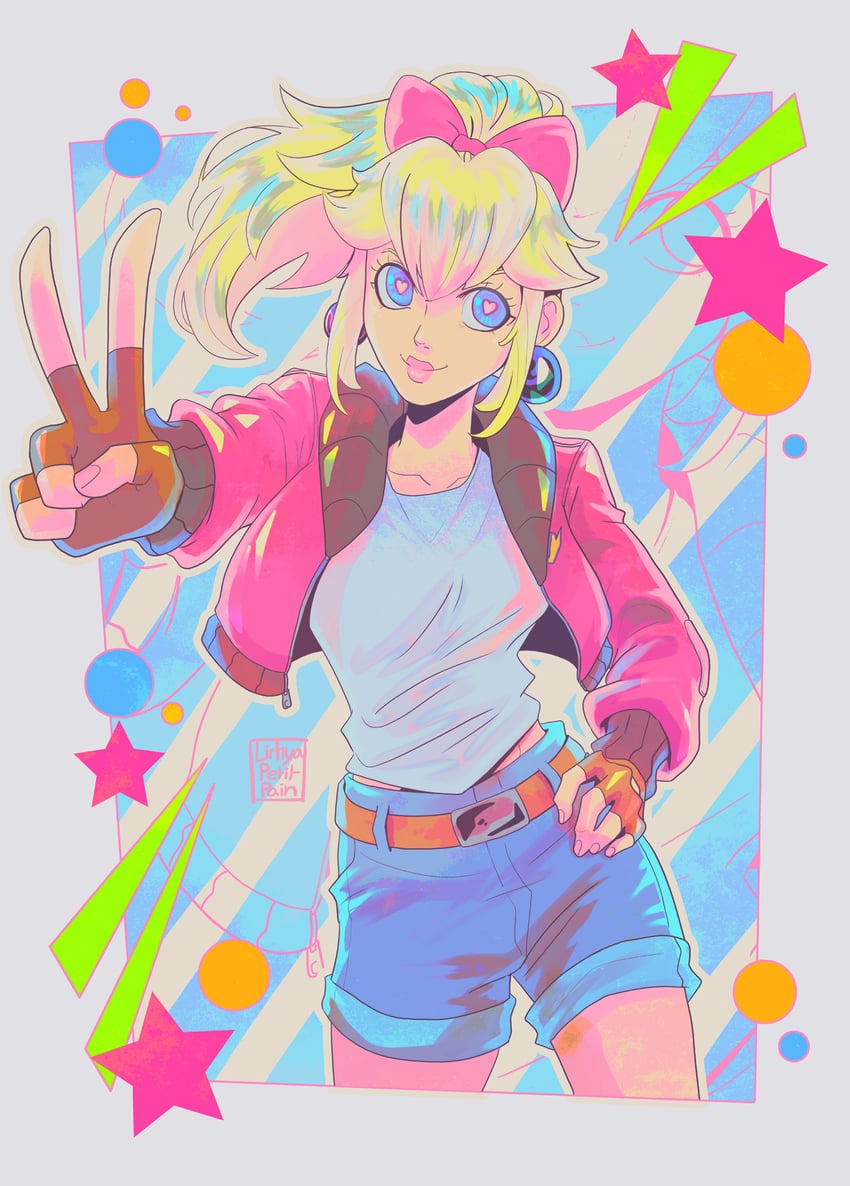 princess peach (mario and 2 more) drawn by lirhyapetitpain