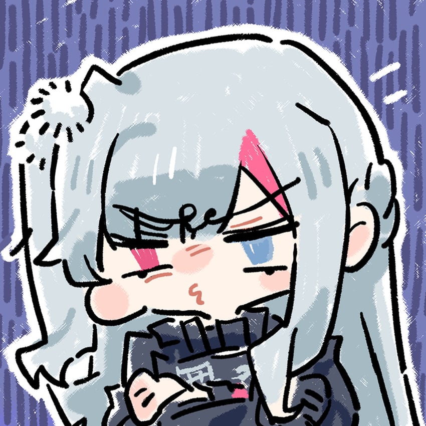mdr and kuro (girls' frontline and 1 more) drawn by cui_pi_zha_xia_qiu