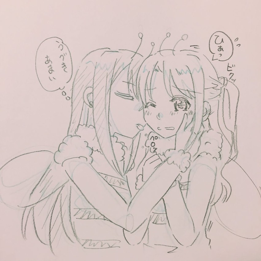 shibuya rin and shimamura uzuki (idolmaster and 1 more) drawn by amkt