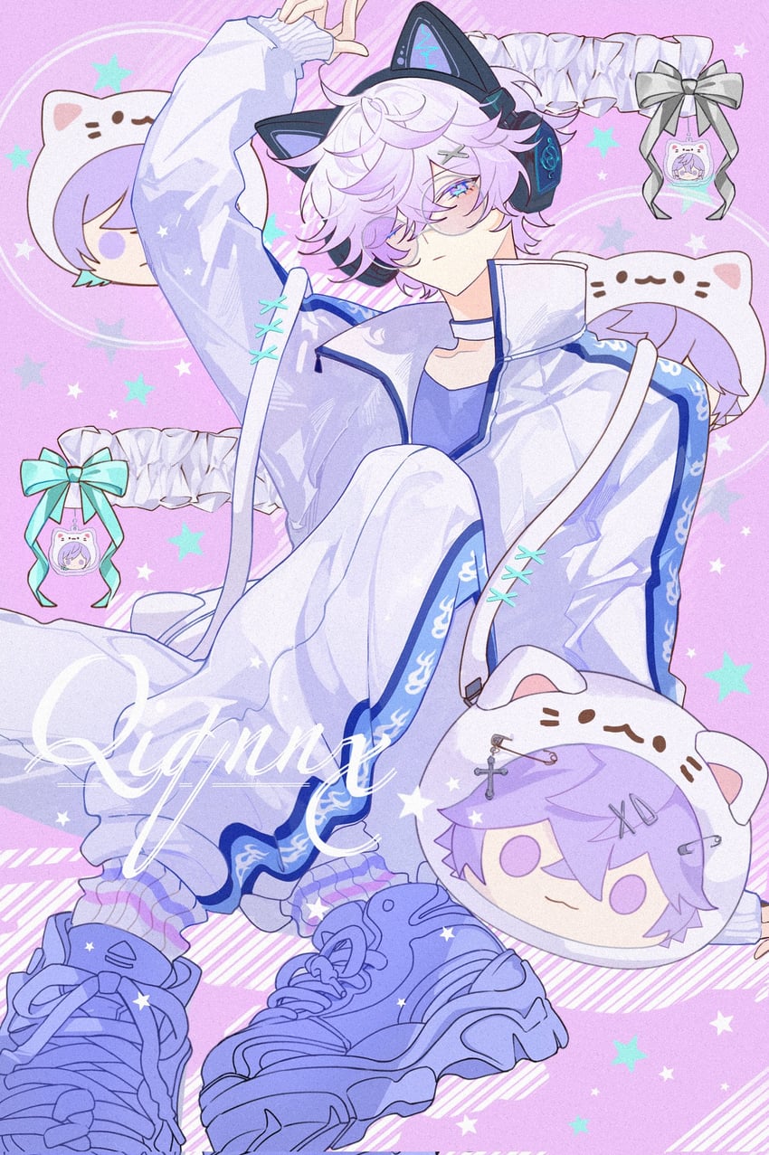 yatonokami kanata and yatonokami nayuta (paradox live) drawn by wu_u