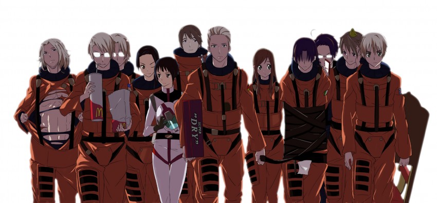 america, united kingdom, japan, russia, china, and 8 more (gundam and 4 more) drawn by toru_k