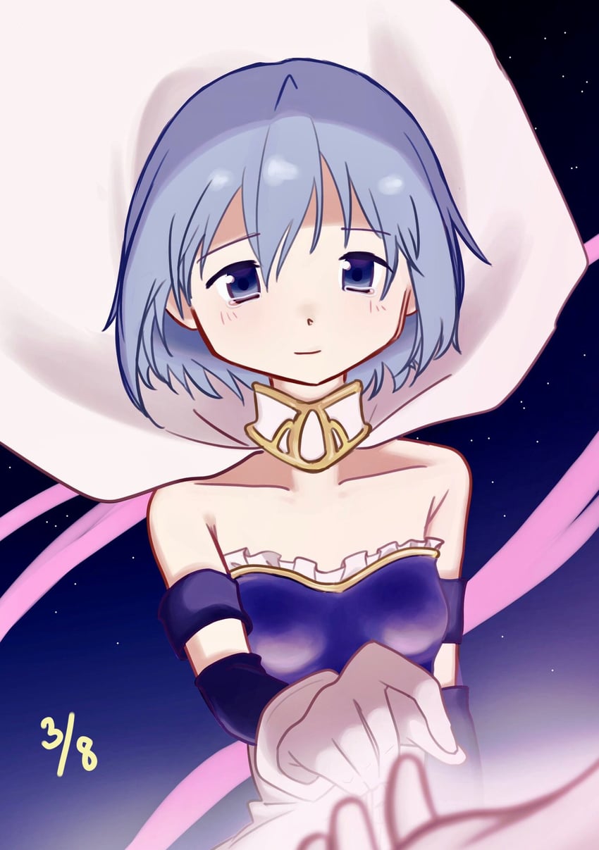 kaname madoka and miki sayaka (mahou shoujo madoka magica) drawn by gepageppa