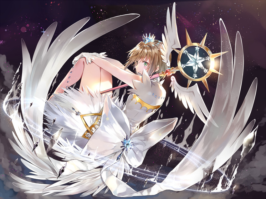kinomoto sakura (cardcaptor sakura and 1 more) drawn by hinakisara