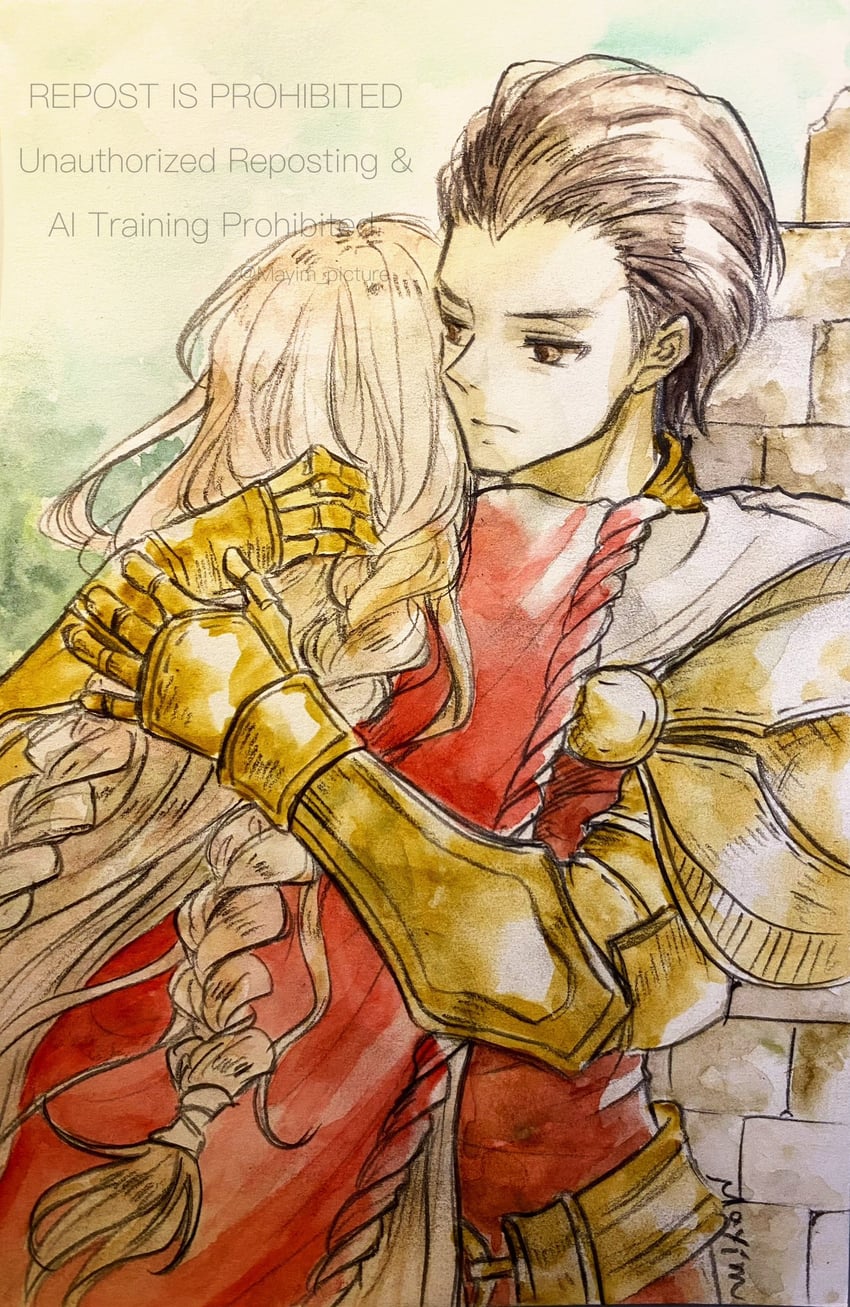 ovelia atkascha and delita heiral (final fantasy and 1 more) drawn by mayim
