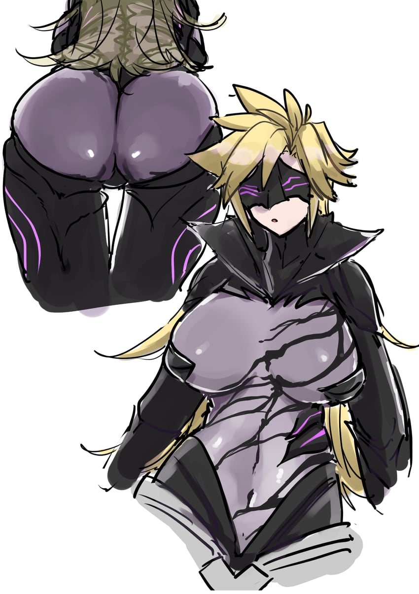 cloud strife (final fantasy and 2 more) drawn by mu_(isude)