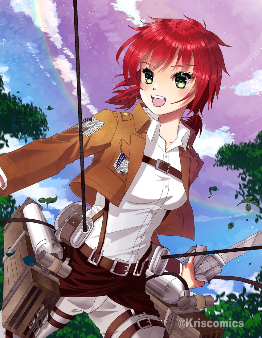 isabel magnolia and kristen mcguire (shingeki no kyojin) drawn by kristen_mcguire_(artist)