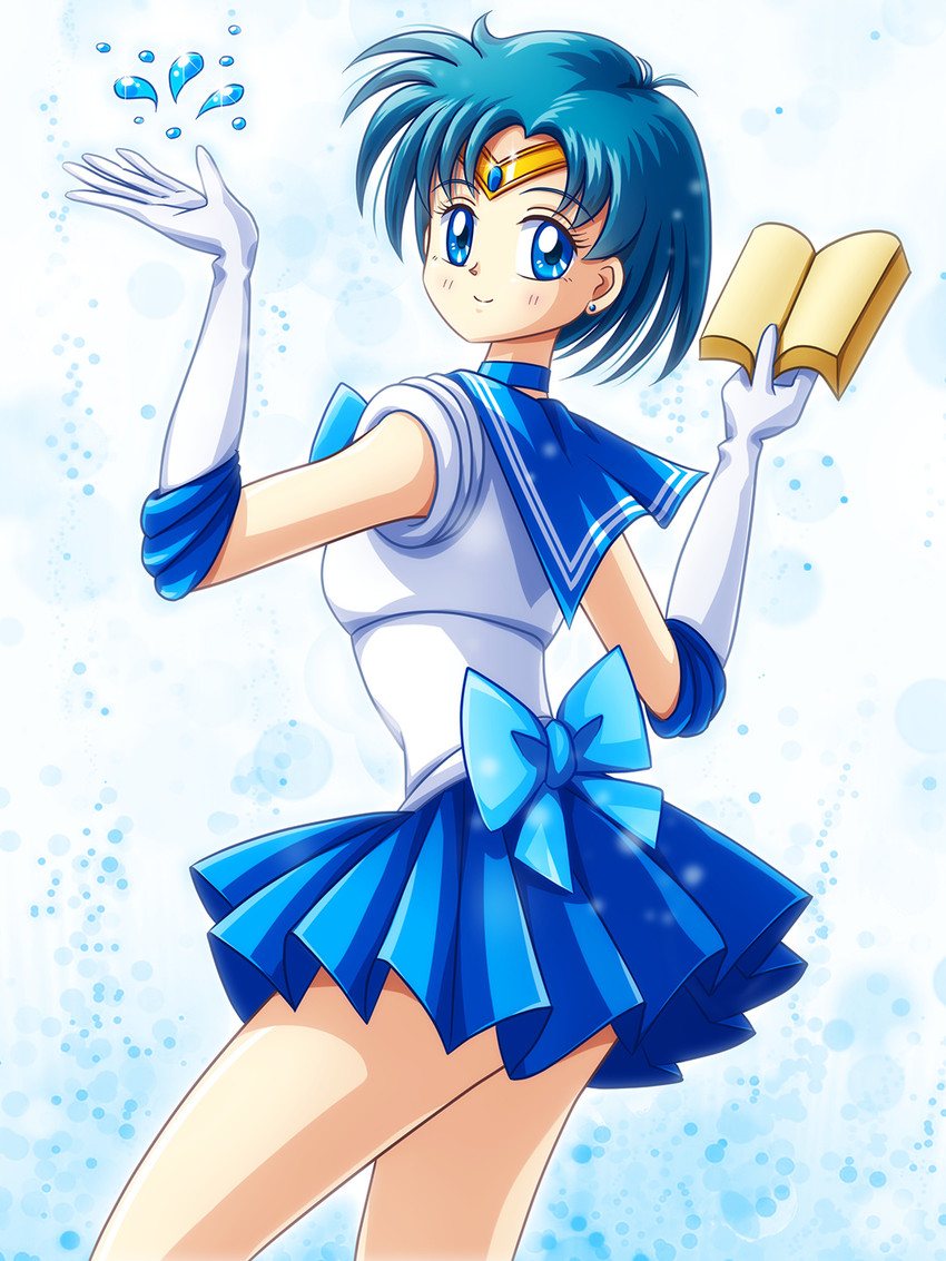 mizuno ami and sailor mercury (bishoujo senshi sailor moon) drawn by mimimix