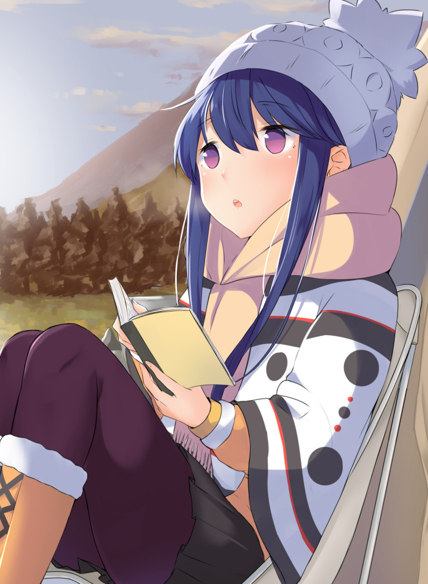 shima rin (yurucamp) drawn by 53c_(ray_cordova)
